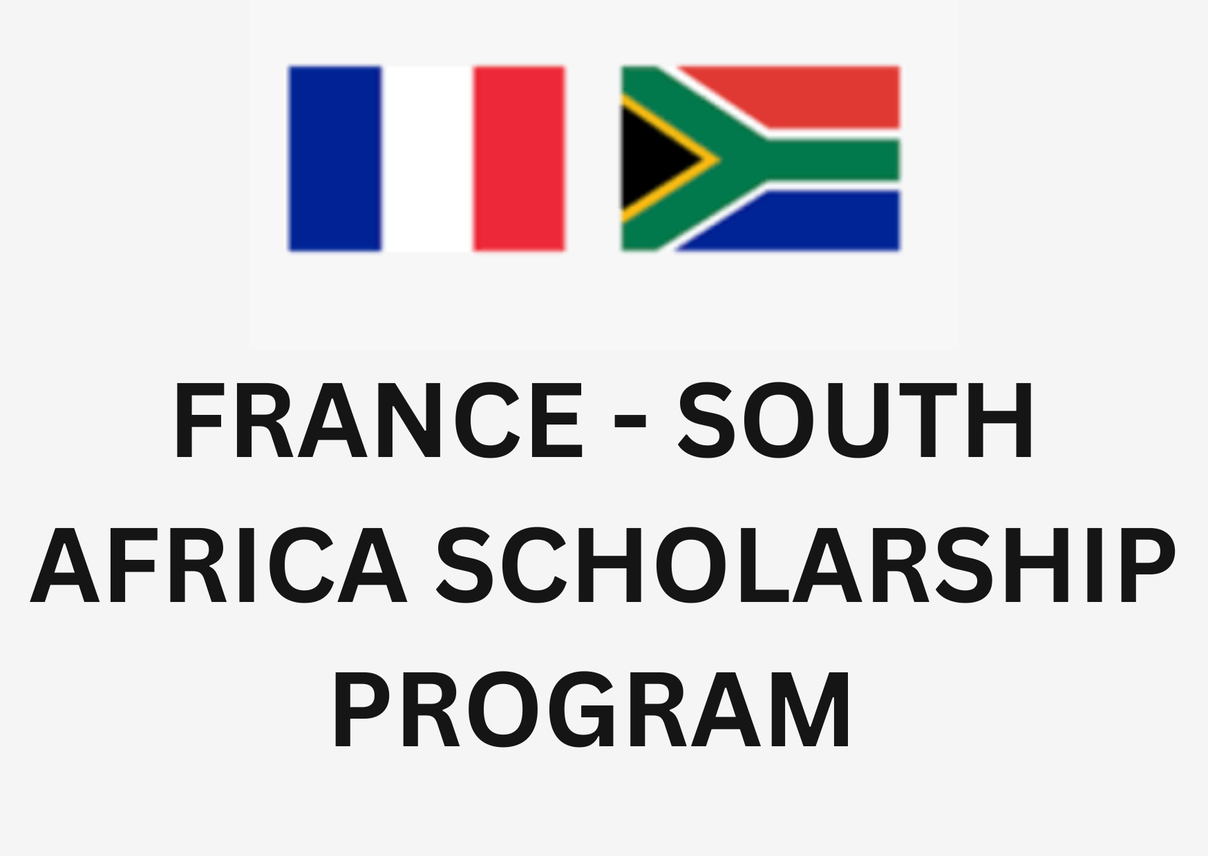 France South Africa Scholarship 2027