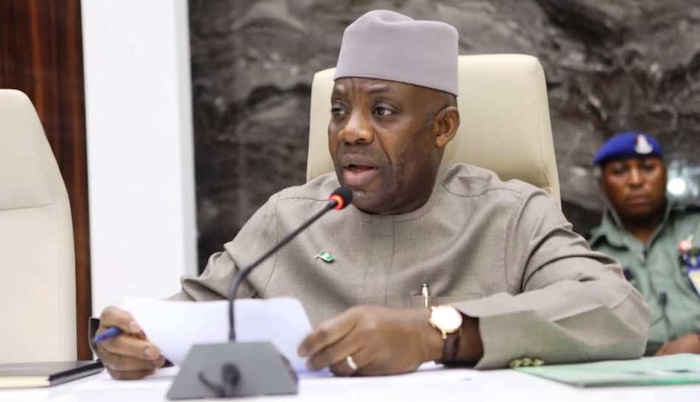 Nigerian Minister of Education addressing foreign scholarship policy review