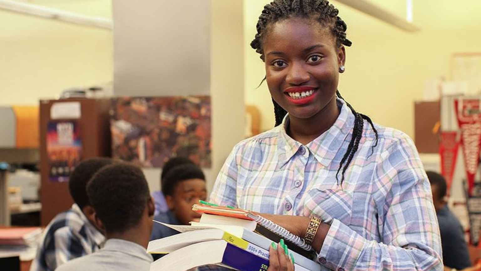 Nigerian university students searching for undergraduate scholarships in Nigeria